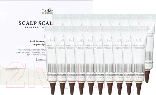 Изображение товара Скраб для кожи головы La'dor Scalp Scaling Spa (20x15г)