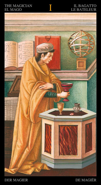 Изображение товара Гадальные карты Lo Scarabeo Atanassov Golden Botticelli Tarot / EX143