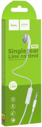 Изображение товара Односторонняя гарнитура Hoco M61 (белый)