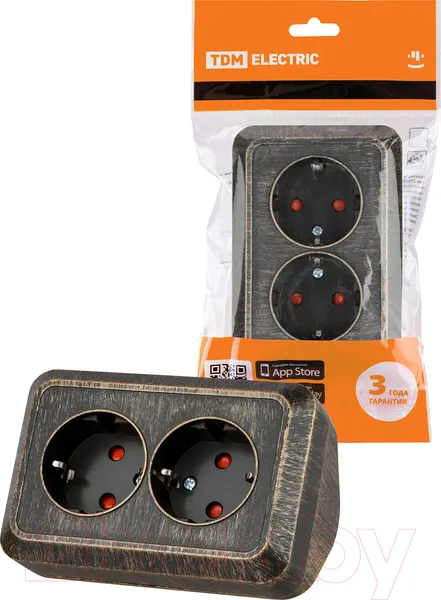 Изображение товара Розетка TDM Ладога SQ1801-0290 (бронза)