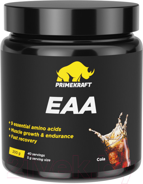 Изображение товара Комплексные аминокислоты Prime Kraft EAA (200г, кола)