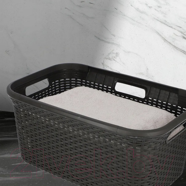 Изображение товара Корзина Curver Laundry Basket / 187493 (темно-коричневый)