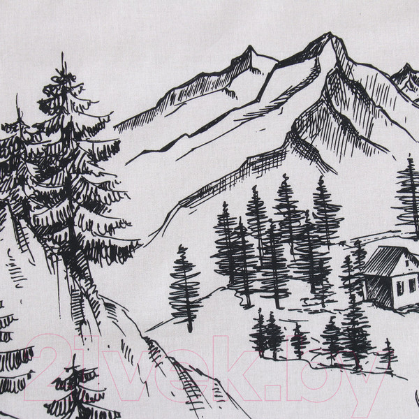 Изображение товара Комплект постельного белья Этель Winter Landscape 1.5сп / 9823936