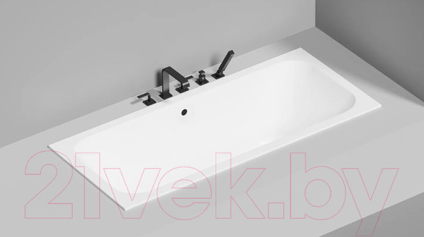 Изображение товара Ванна из искусственного мрамора Salini Orlanda Axis 170x75 / 103213G (S-Sense, глянцевый)