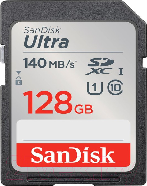 Изображение товара Карта памяти SanDisk Ultra SDXC 128GB (SDSDUNB-128G-GN6IN)