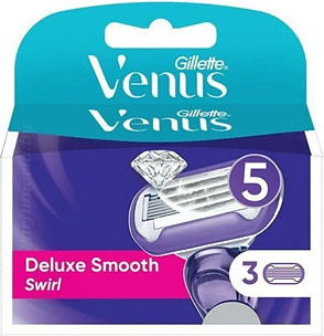 Набор сменных кассет Gillette Venus Delux Smooth Swirl (3шт) — фото 4