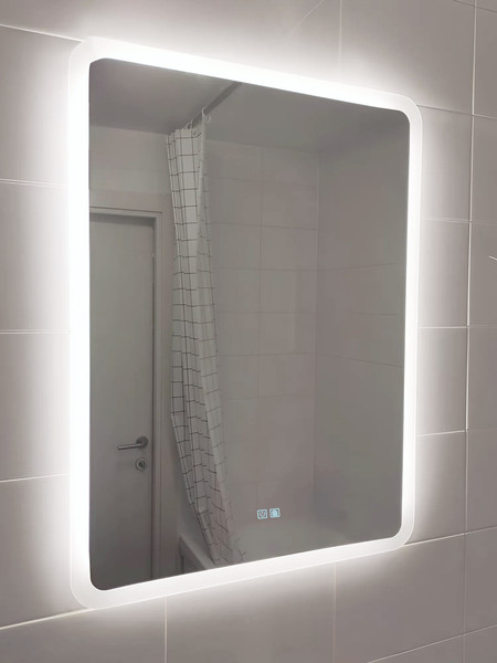 Изображение товара Зеркало Emze Led Front 60x80 / LED.FRONT.60.80.AF.4K (c подсветкой, с функцией антизапотеванием)