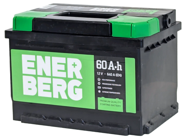 Изображение товара Автомобильный аккумулятор Enerberg 6СТ-60VLR 640A R+ (60 А/ч)