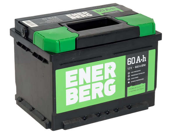 Изображение товара Автомобильный аккумулятор Enerberg 6СТ-60VLR 640A R+ (60 А/ч)