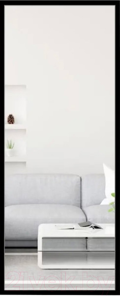 Изображение товара Зеркало Emze Line 118x50 / LINE.118.50.CHE (черный)