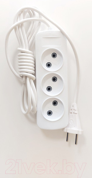 Изображение товара Удлинитель Тифлос У6-3 (5м, белый)