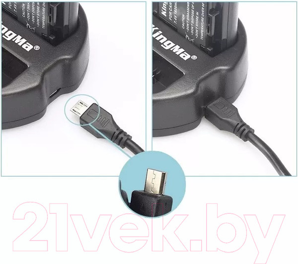 Изображение товара Зарядное устройство для аккумулятора для камеры Kingma BM015-FW50