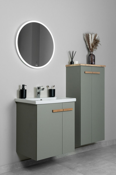 Изображение товара Тумба под умывальник Viant Мюнхен Como 70 / VMUN70COH-T2STP (хаки)