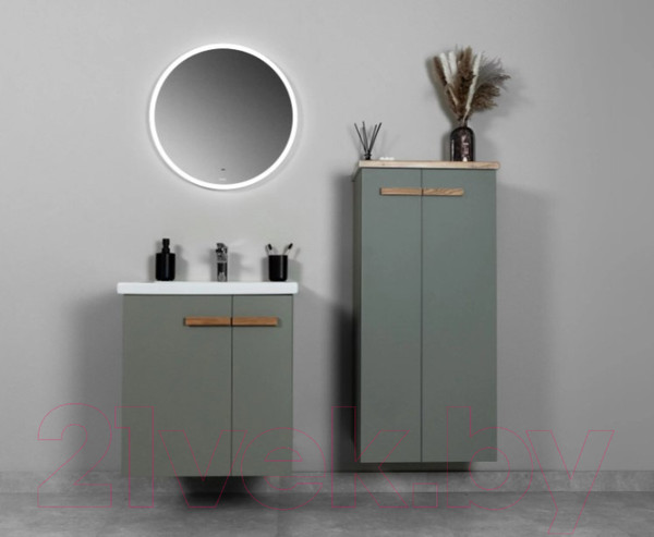 Изображение товара Тумба под умывальник Viant Мюнхен Como 80 / VMUN80COH-T2STP (хаки)