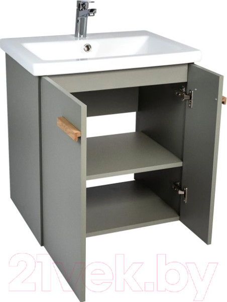 Изображение товара Тумба под умывальник Viant Мюнхен Como 80 / VMUN80COH-T2STP (хаки)