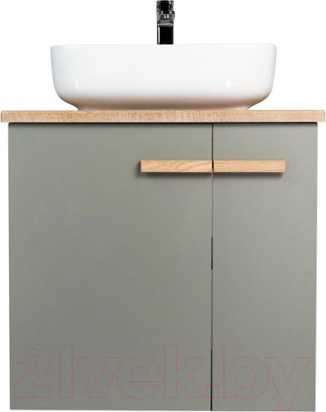 Изображение товара Тумба под умывальник Viant Мюнхен / VMUN60NH-T2STP (хаки)