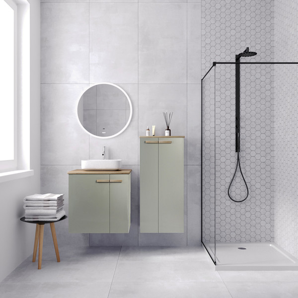 Изображение товара Тумба под умывальник Viant Мюнхен / VMUN70NH-T2STP (хаки)