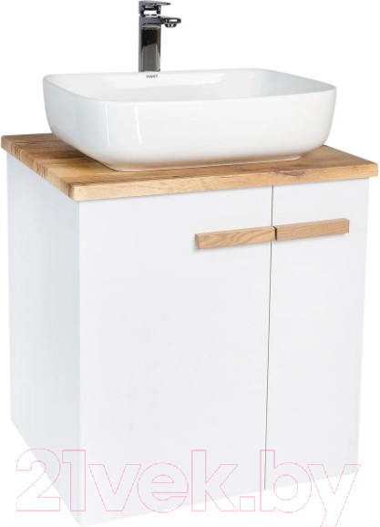 Изображение товара Тумба под умывальник Viant Мюнхен / VMUN70NBEL-T2STP (белый)