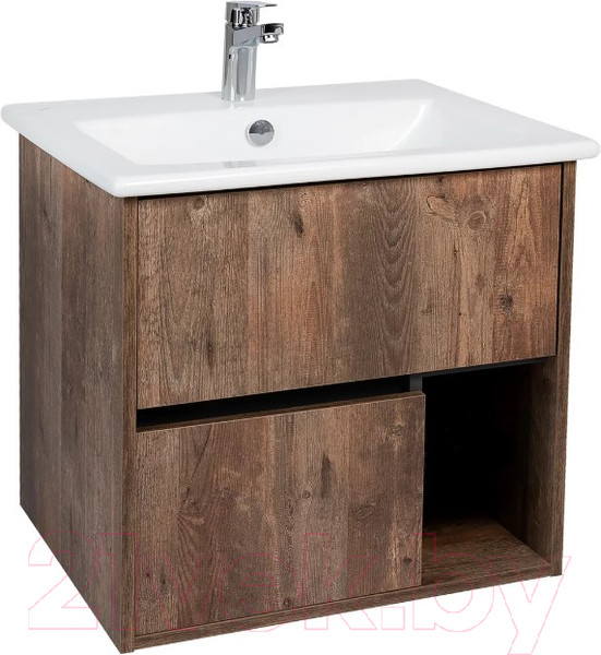 Изображение товара Тумба под умывальник Viant Люксембург Элина 60 / VLUX60ELD-T2YP (дерево)