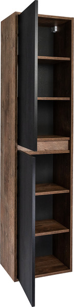 Изображение товара Шкаф-пенал для ванной Viant Люксембург / VLUX400CH-PENP (черный)