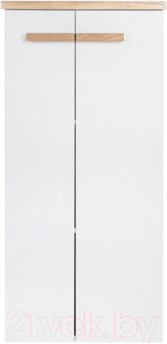 Изображение товара Шкаф-полупенал для ванной Viant Мюнхен / VMUN50BEL-PENP (белый)