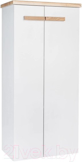 Изображение товара Шкаф-полупенал для ванной Viant Мюнхен / VMUN50BEL-PENP (белый)