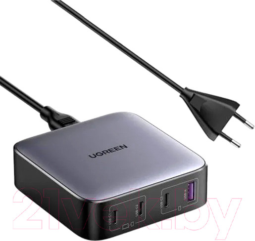 Изображение товара Адаптер питания сетевой Ugreen Nexode 100W CD328 / 90928 (серый космос)