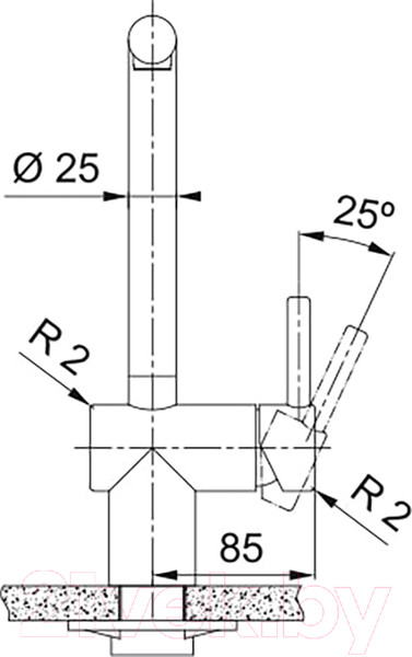Изображение товара Смеситель Franke Atlas Neo (115.0681.241)