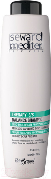 Изображение товара Шампунь для волос Helen Seward Mediter Therapy Balance Shampoo Себонормализующий (1л)