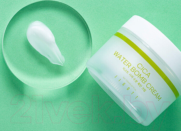 Изображение товара Крем для лица Jigott Cica Water Bomb Cream Увлажняющий с Центеллой (150мл)