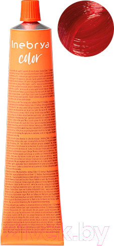 Изображение товара Крем-краска для волос Inebrya На семенах льна и алоэ вера 8/66F (100мл, светлый блондин огненно-красный)