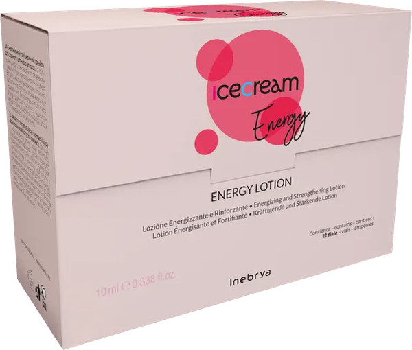 Изображение товара Лосьон для волос Inebrya Icecream Energy Бодрящий и укрепляющий для ослабленных волос (12x10мл)