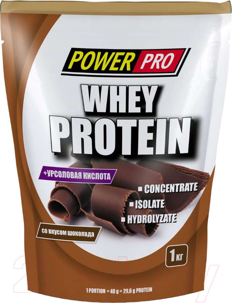 Изображение товара Протеин Power Pro Whey Protein PP982122 (1кг, шоколад)
