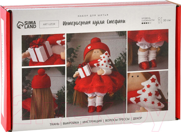Изображение товара Набор для шитья Арт Узор Интерьерная кукла. Стефани / 7895448