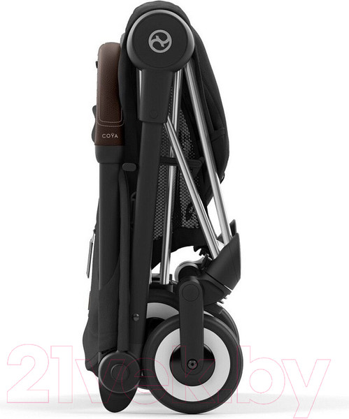 Изображение товара Детская прогулочная коляска Cybex Coya (Sepia Black/Chrome Brown)