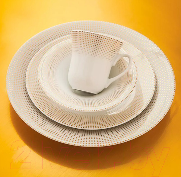 Изображение товара Тарелка столовая глубокая Wallendorfer Meridien Gold 002/078/0023/1362