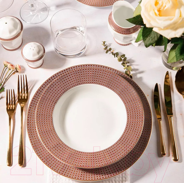 Изображение товара Тарелка столовая глубокая Wallendorfer Soren Gold 002/052/0022/1358