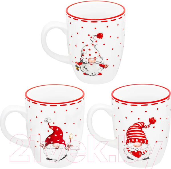 Изображение товара Набор кружек Elan Gallery Веселые гномики / 540784