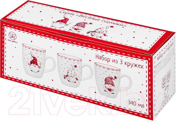 Изображение товара Набор кружек Elan Gallery Веселые гномики / 540784