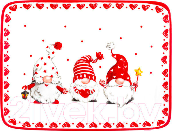 Изображение товара Блюдо Elan Gallery Веселые гномики / 540600