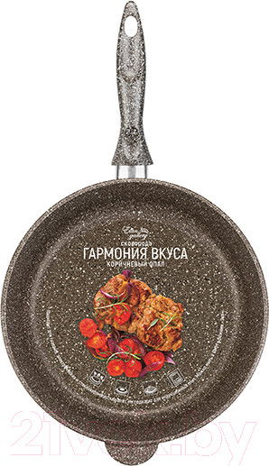 Изображение товара Сковорода Elan Gallery Гармония вкуса / 120317 (коричневый опал)