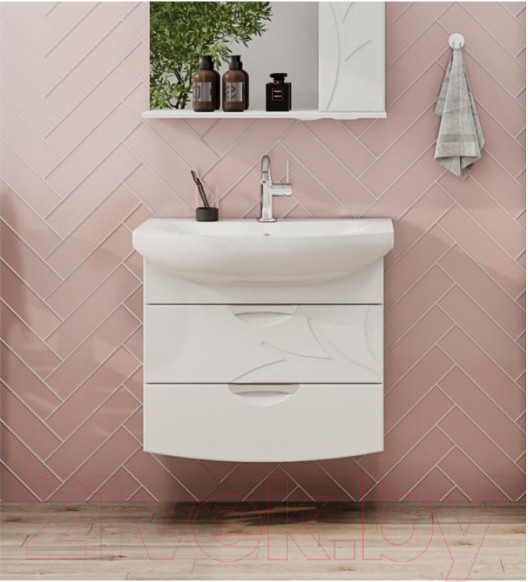 Изображение товара Тумба с умывальником Volna Adel 70.2Y Балтика 70 (подвесная)