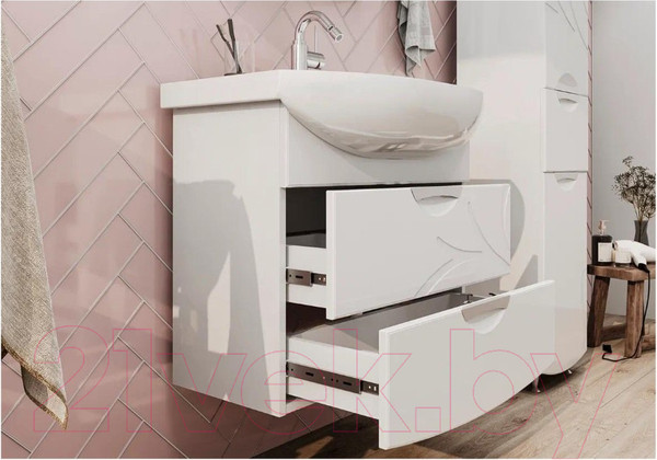 Изображение товара Тумба с умывальником Volna Adel 70.2Y Балтика 70 (подвесная)