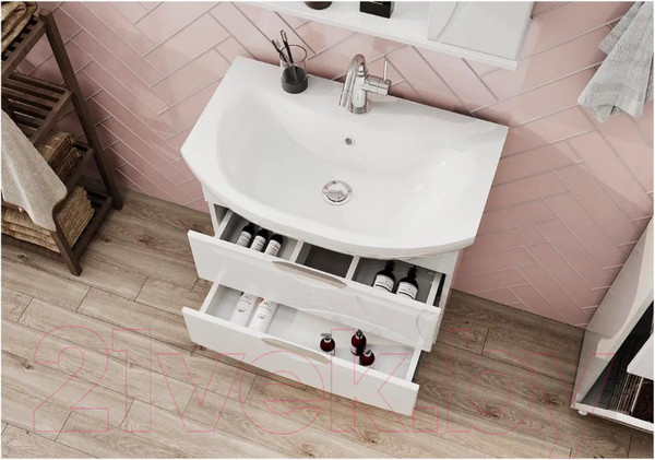 Изображение товара Тумба с умывальником Volna Adel 70.2Y Балтика 70 (подвесная)