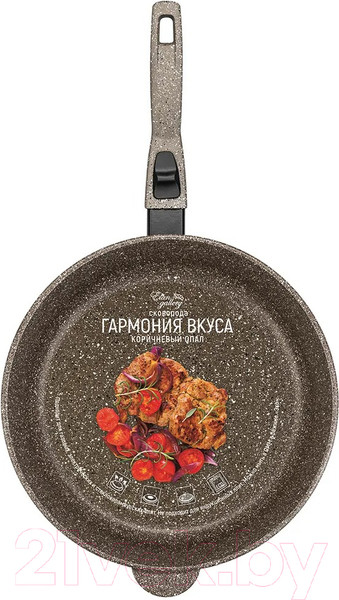 Изображение товара Сковорода Elan Gallery Гармония вкуса / 120345 (коричневый опал)
