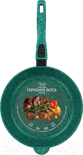 Изображение товара Сковорода Elan Gallery Гармония вкуса / 120648 (изумруд)