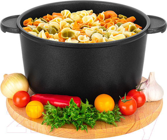 Изображение товара Кастрюля Elan Gallery Гармония вкуса / 120666 (черный оникс)