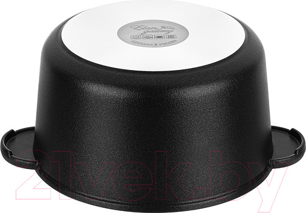 Изображение товара Кастрюля Elan Gallery Гармония вкуса / 120668 (черный оникс)