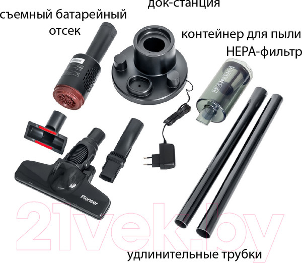 Изображение товара Вертикальный пылесос Pioneer VC454S / 14410