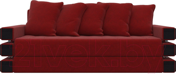 Изображение товара Диван Лига Диванов Венеция / 27967 (микровельвет бордовый)